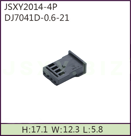 JSXY2014-4P 四孔汽车连接器